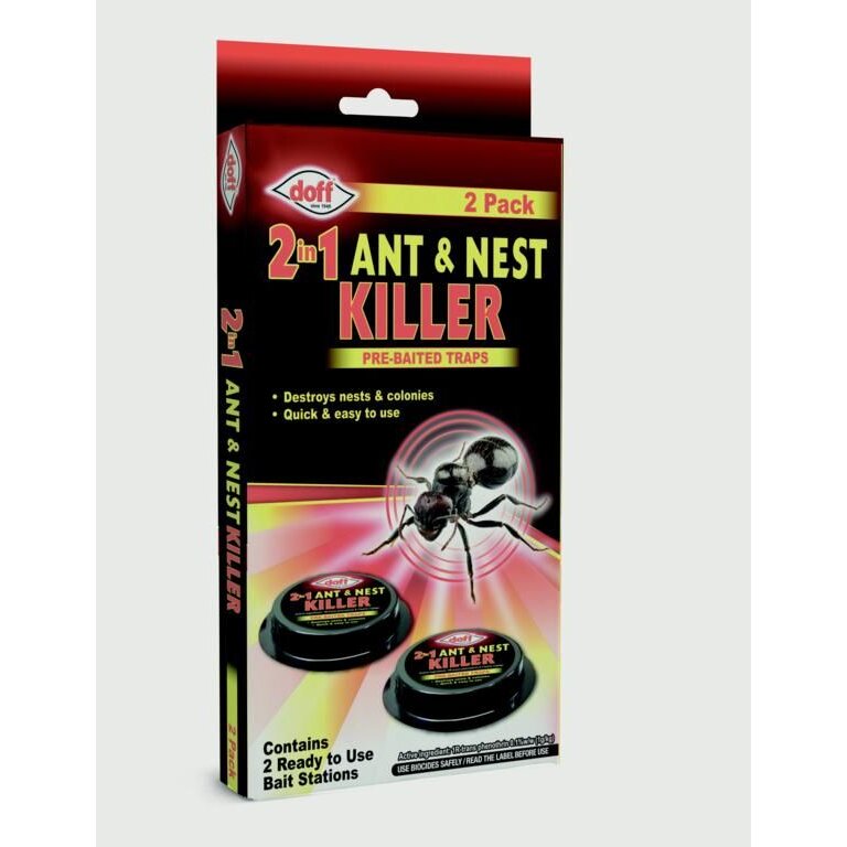 Doff 2 In 1 Ant & Nest Killer Bait Stations Pack 2 [F-BQ-002-DOF]